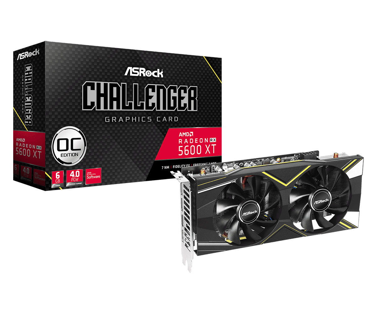 Asrock Amd Radeon™ Rx 5600 Xt Challenger D 6g Oc